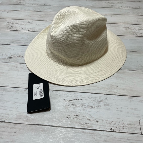 rag & bone Women\'s Panama Hat, White, S-M vacation festival cowgirl cowboy main image 6